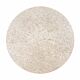 Base giratoria circular de mármol beige (Lazy Susan), 50 cm diámetro.